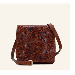 Patricia Nash Granada Crossbody Western Cutout Tooled